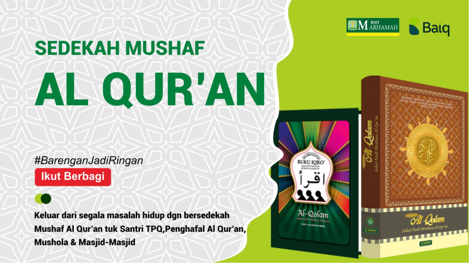 Ketika Al-Qur’an Menjadi Amal Jariyah