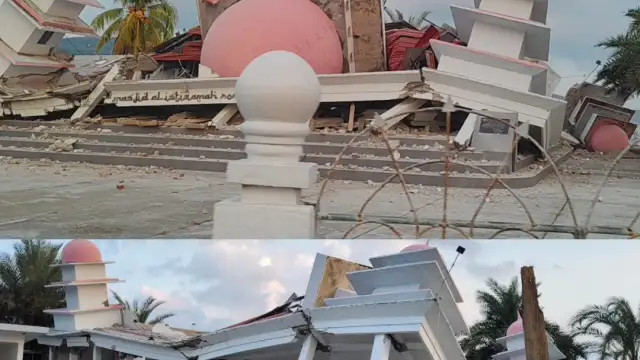 Gempa 7,7 Guncang NTT, Masjid Binaan Dompet Dhuafa Ambruk