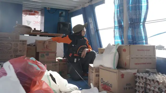 Bantuan Logistik dan Medis dilepaskan via darat dan laut