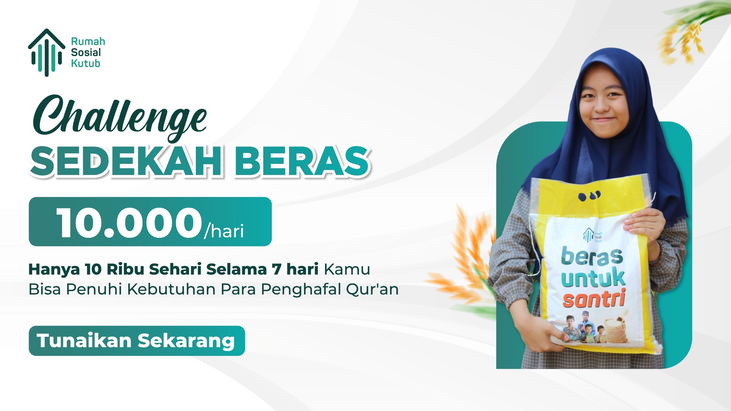 Challenge 7 Hari: Sedekah Beras untuk Hafizh Qur'an! - 1
