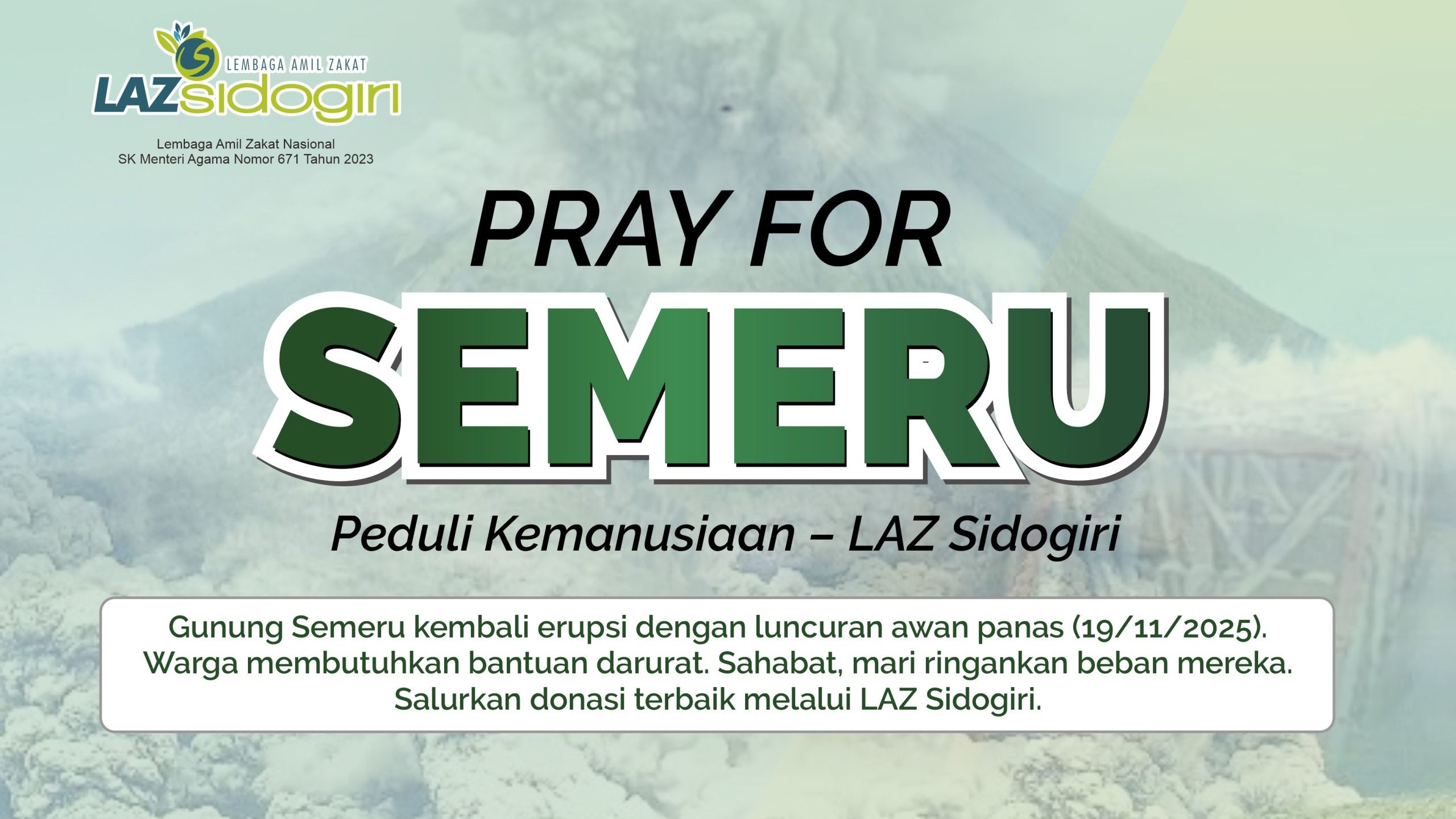 PRAY FOR SEMERU