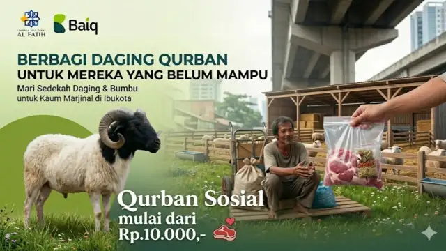 Seporsi Daging, Berjuta Syukur di Bawah Kolong Jembatan